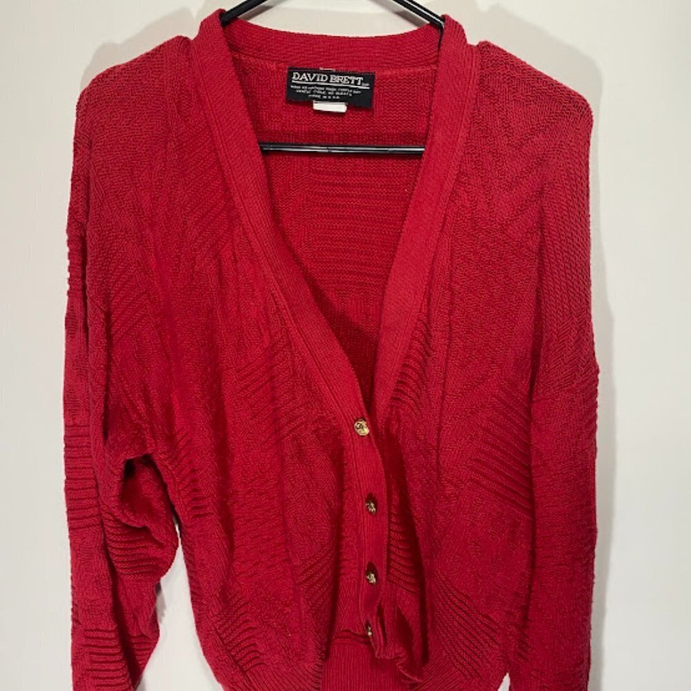 David Brett Knit Cardigan